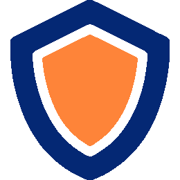 Shield icon symbolizing strong data security and protection.