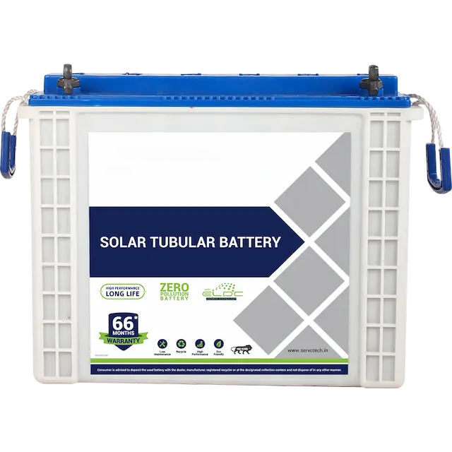 Durable Solar Tubular Battery for Long Lasting Solar Power Storage - 66 Months Warranty
