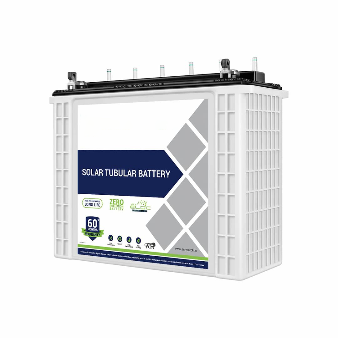 High-performance Solar Tubular Battery with 60 Months Warranty – Long Life and Zero Maintenance Battery for Solar Applications.